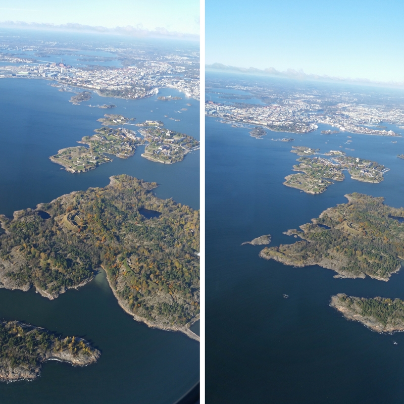 Dear Shanghai A view from an Airbus 350 business class over Helsinki in the spring